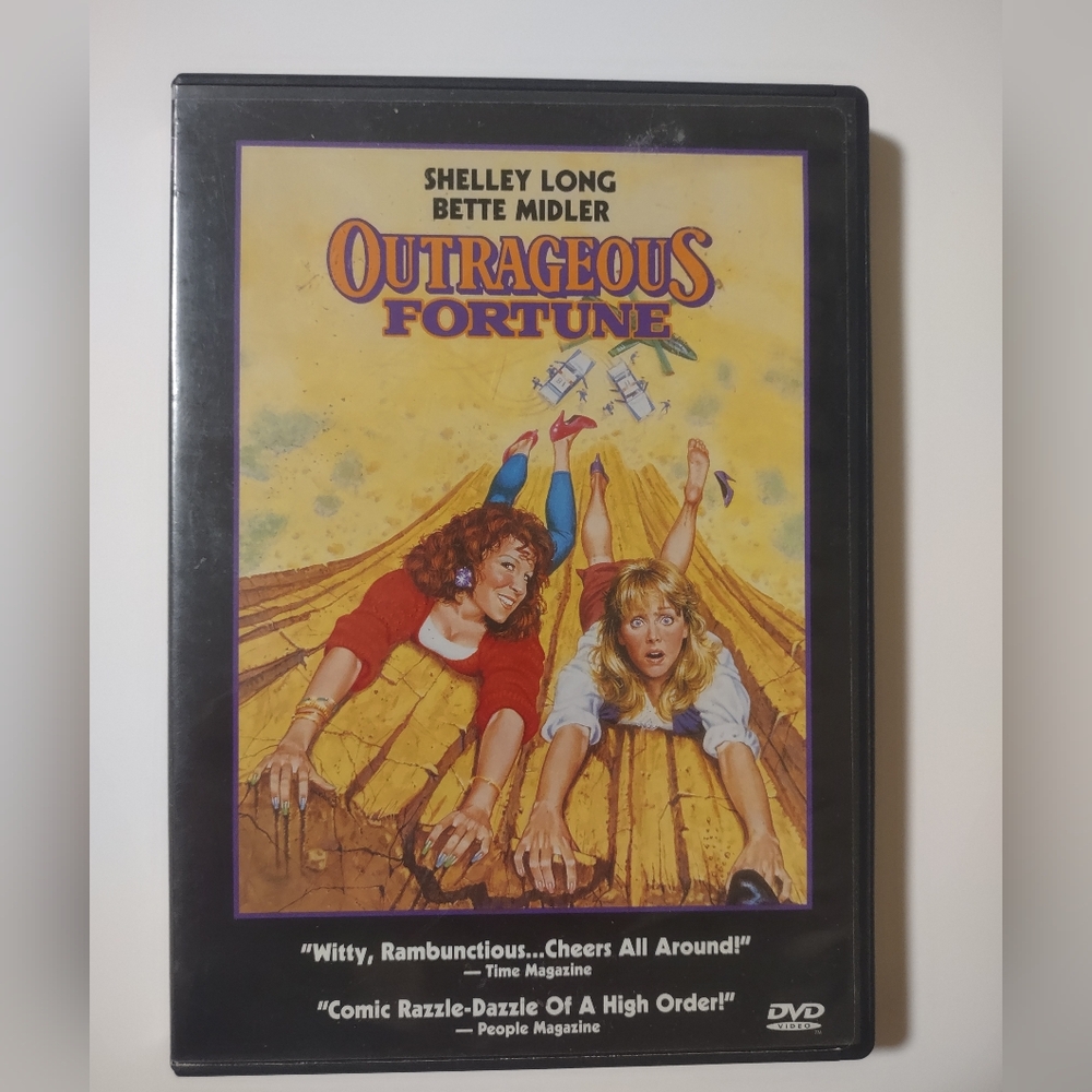 Outrageous Fortune (DVD, 1987)